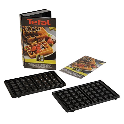 Tefal Xa800412 Acessório de Máquinas de Waffles Tefal - Acessórios de ferros de waffle - compatível, dois discos, livro de receitas