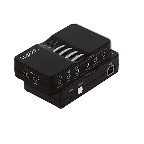 Placa de Áudio Logilink USB Sound Box Dolby 7.1 8-Channel Logilink - Placas e adaptadores de áudio - usb, dolby 7.1, 8 canais