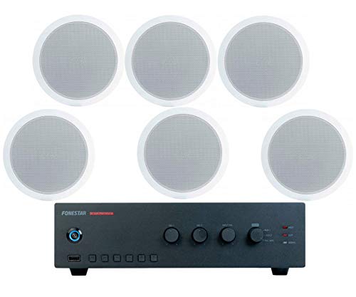 Coluna Monitor FONESTAR 6WATTS (Preto - 60 W) FONESTAR - Alto-falantes - 60 W, preto, altifalantes integrados