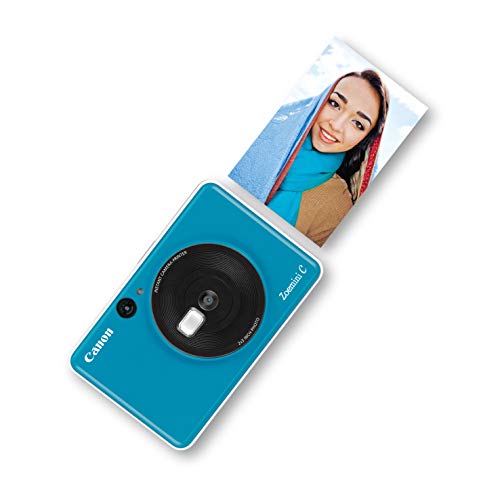 Máquina Fotográfica Instantânea CANON Zoemini C (Azul) Canon - Câmeras digitais - instantânea, portátil, sem tinteiros, impressões adesivas