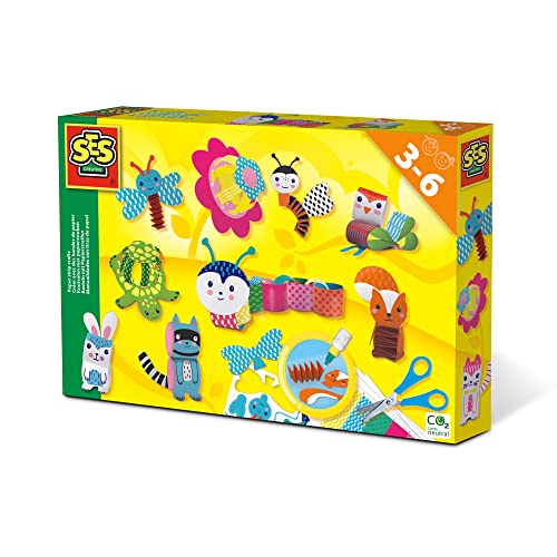 Kit de Artesanato para Crianças SES Trabalhos manuais (Idade Mínima: 4) SES CREATIVE - Papel de impressora e copiadora - kit, artesanato, crianças, trabalhos manuais, fitas de papel