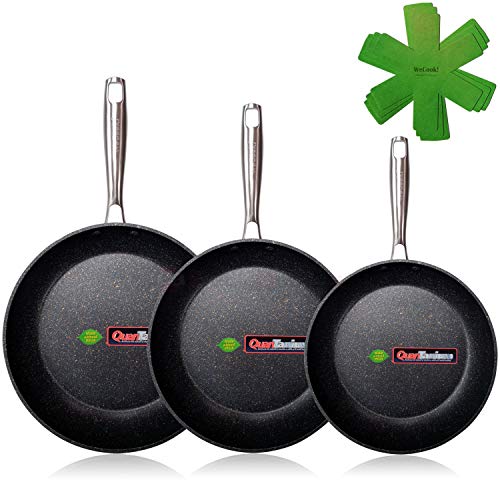 Conjunto de Panelas WECOOK EcoChef (Aluminio - Preto) WECOOK - Frigideiras e panelas de fritar - alumínio, preto
