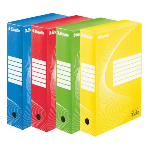 Caixa de Arquivo ESSELTE Standard (A4 - 80 mm) Esselte - Arquivamento e organização - a4, 80 mm, polipropileno branco, corrente de metal