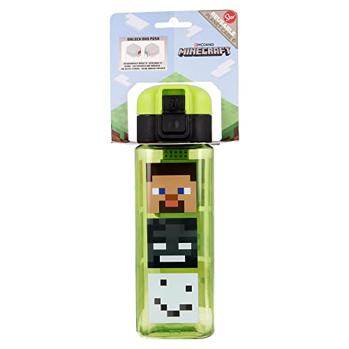 Garrafa Térmica MELISSA & DOUG 3D Minecraft (550 ml) Stor - Garrafas de água - minecraft, 550 ml, quente/frio, plástico livre de bpa