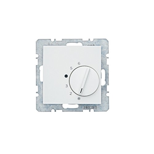 Placa de Parede para Interruptor HAGER 20261909 Hager - Termopares e termopilhas - montagem em parede, visivel rotativo, branco