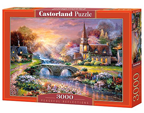 Puzzle 2D CASTORLAND Peaceful reflections (3000 peças) Castorland - Quebra-cabeças de encaixar - 3000 peças, 2d, castorland, natureza