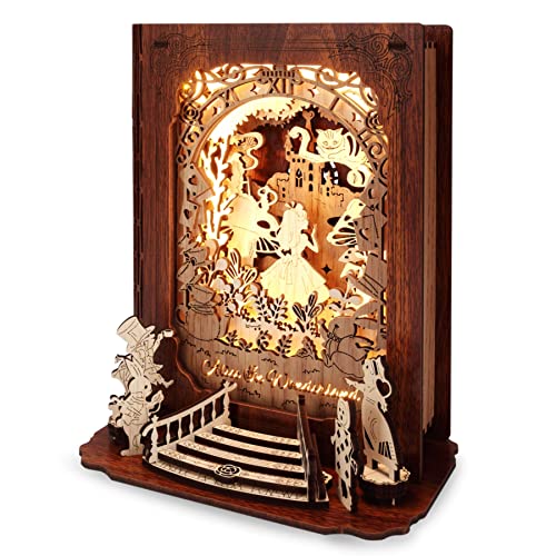 Puzzle 3D FUNPOLA Light Of The Night In Wonderland (Idade Mínima: 12 Anos - 216 Peças) FUNPOLA - Luzes noturnas e iluminação ambiente - puzzle, 3D, funpola, light of the night, wonderland, madeira