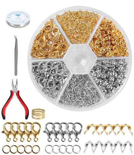 Kit de fecho para pulseiras SOBEAU 454 (Recondicionado Como Novo) SOBEAU - Enfeites e acabamentos - kit, fecho, pulseira, 3 pares de chave, 2 fechos
