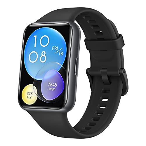 Relógio Desportivo HUAWEI Watch Fit 2 (Bluetooth - Até 10 dias de autonomia - Preto) HUAWEI - Óculos inteligentes - bluetooth, amoled, 10 dias, alerta de vibração