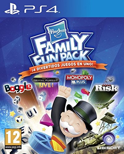 Jogo PS4 Hasbro Family Fun Pack (M18 - Jogos de Cartas) Ubisoft - Software de jogos de vídeo - ps4, jogos de cartas, m18