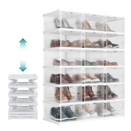 Sistema de Arrumação de Sapatos SONGMICS Lsp207W01 SONGMICS - Caixas de mudança e envio - 50 kg, 65 kg, MDF, branco
