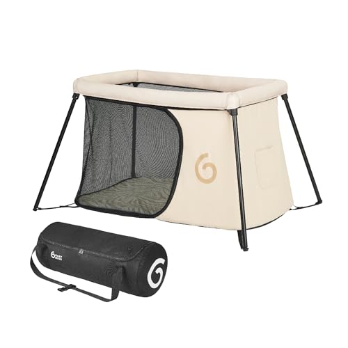 Berço BABYMOOV Moov & Sleep (Castanho - Algodão) BABYMOOV - Móveis para bebês e crianças pequenas - castanho, algodão