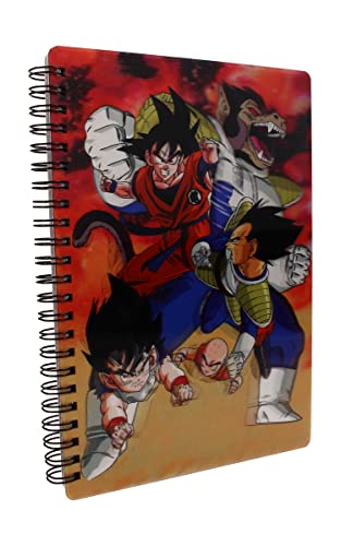 Caderno 3D Dragon Ball Z - Goku vs. Vegeta SD Toys - Cadernos e bloco de notas - goku vs vegeta, dragon ball z, 3D, caderno, sd toys