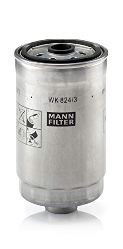 Filtro de Ar para Automóveis MANN FILTER WK 824/3 MANN FILTER - Sistemas de combustível de veículos automotores - automóveis, preto, plástico, 82 cm