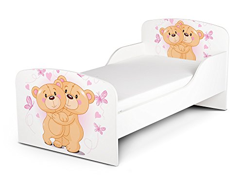 Cama Infantil LEOMARK Madeira (Branco - 140x70cm) Leomark - Camas e estruturas de cama - madeira, branco, 140x70cm
