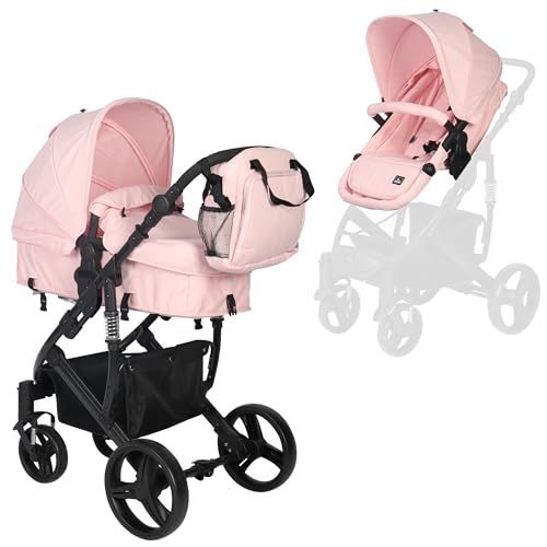 Carrinho de Bebé TORAL Corinto (Rosa - Poliéster) Toral Mundibebé, S.L. - Carrinhos de bebê - rosa, poliéster