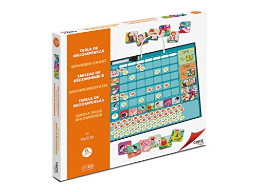 Jogo de Tabuleiro CAYRO Magnético (Idade Mínima Recomendada: 4 anos) Cayro - Brinquedos - magnético, 4 anos, 11 tarefas, 9 recompensas