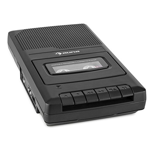 Gravador Portátil AUNA RQ-132 (Preto) AUNA - Áudio - portátil, preto, ecrã 6 cm, aa, litio