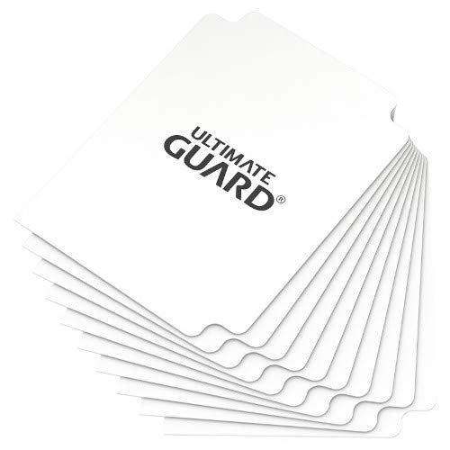 Divisórias para Cartas ULTIMATE GUARD (Branco) Ultimate Guard - Capas de cartão - branco, organizado, protegido, 67x94mm