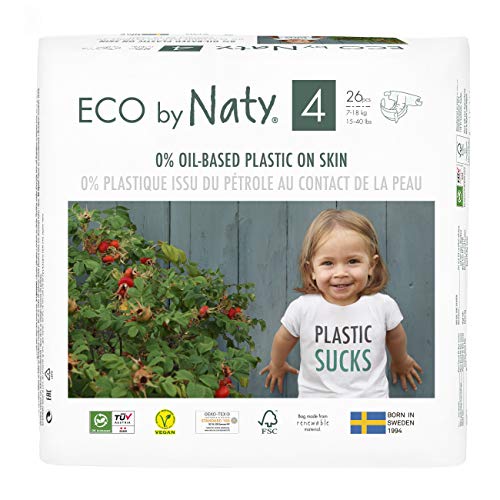 Fraldas ECO BY NATY (156 unidades) (7-18 kg) NATY - Fraldas - eco, sem perfume, vegano, asma, FSC