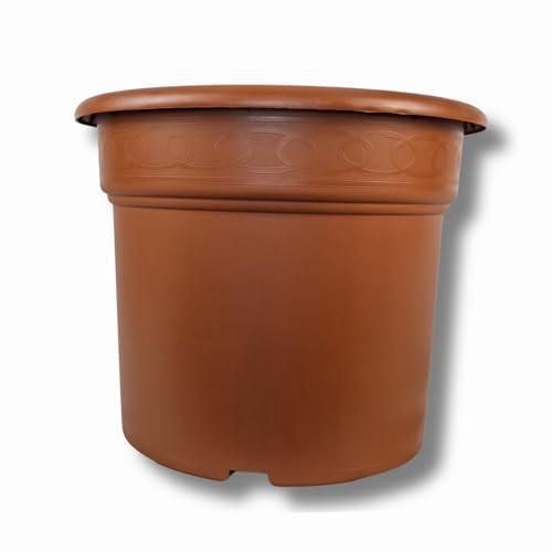 Vaso Plástico de Madeira Castanho 25 L GROWMANIA GROWMANIA - Móveis de exterior - plástico, madeira, castanho, 25l
