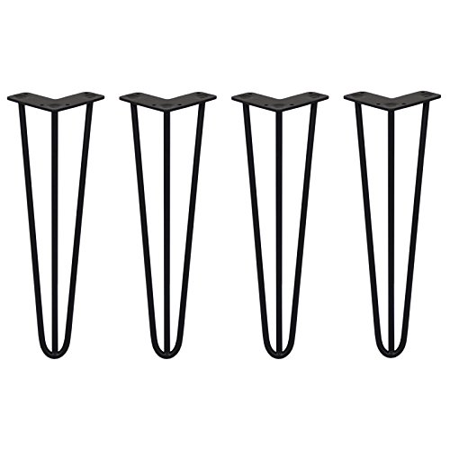 Pernas para Móvel SKISKI Legs 4 x 3 Streben Hairpin-Legs SKISKI LEGS - Pernas de mesa - pé, 4 unidades, lego hairpin