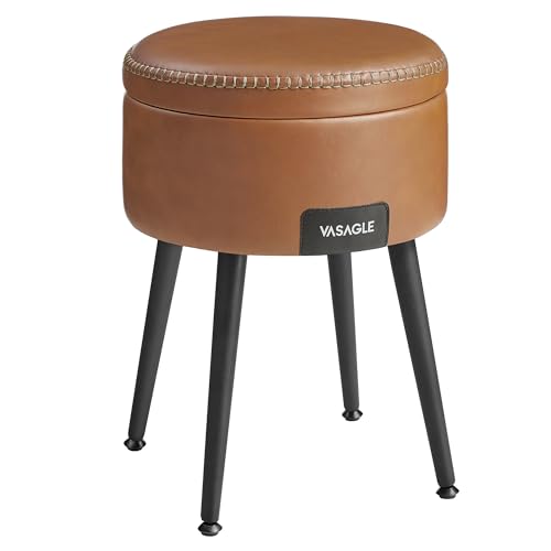 Poltrona de Guarda-Varas EKHO Castanho (Castanho - Poliéster - 56x50x81 cm) VASAGLE - Conjuntos de móveis - castanho, poliéster, 56x50x81 cm, almofada, encosto