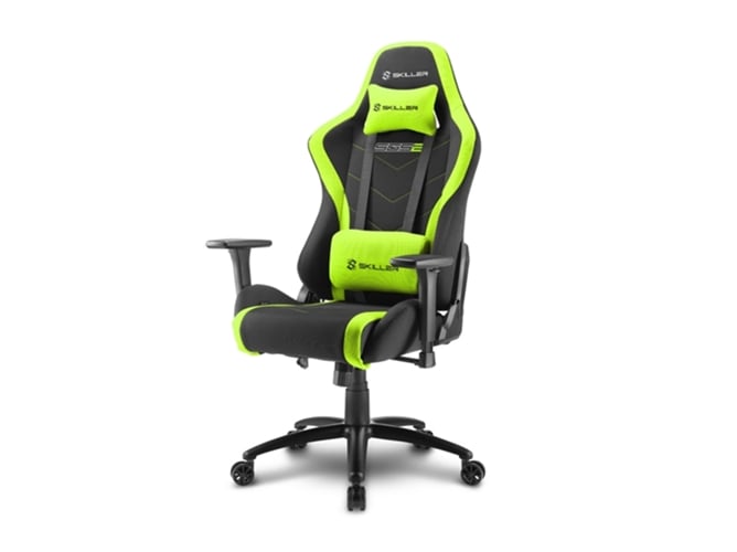 Cadeira Gaming SHARKOON Skiller Sgs2 Preto (Até 120 kg) Sharkoon - Cadeiras de jogos - gaming, 120 kg, preto