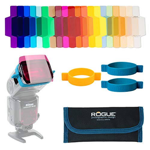 Kit de filtragem expoimaging roguelgs-u gelatin para flash combo (Acessório Imagem e Som) Rogue - Filtros de iluminação e gobos - kit filtragem, expoimaging, gelatino, flash, compatibilidade, canon