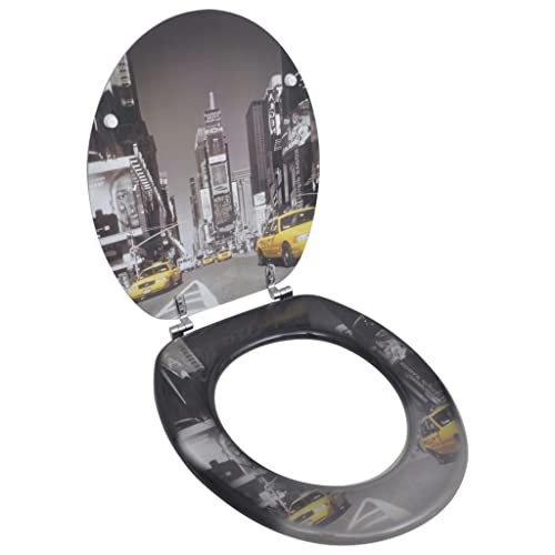 Tampa de Sanita VidaXL Design Nova Iorque vidaXL - Assentos de sanita e bidé - tampa, sanita, design nova york