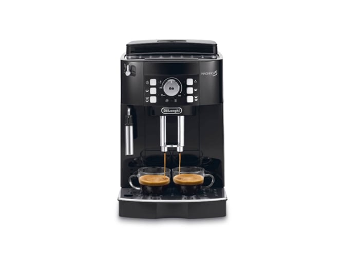 Máquina de Café DELONGHI Magnifica S ECAM 22.110.B (15 bar - 13 Níveis de Moagem) DELONGHI - Máquinas de café espresso - 15 bar, 13 níveis, moagem