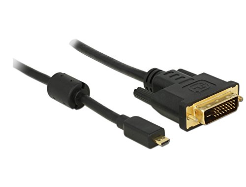 Adaptador DELOCK (Micro HDMI - DVI - Preto) Delock - Cabos de áudio e vídeo - micro-hdmi, dvi, preto, 2m