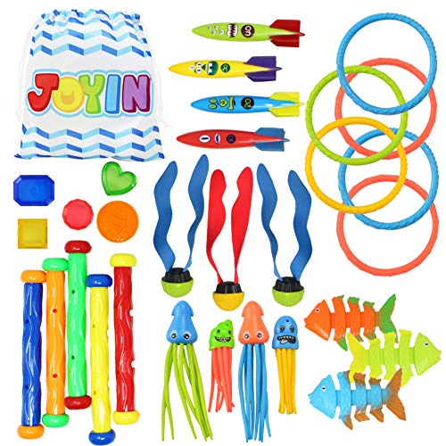 Conjunto de brinquedos de mergulho JOYIN JOYIN - Brinquedos - conjunto, brinquedos, mergulho, 30 peças, piscina, banho