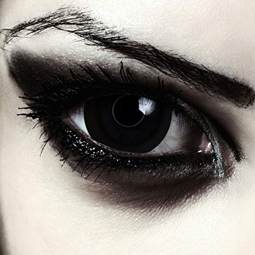 Lentes de Contato DESIGN LENSES Mini Sclera Preto (Nº 1) Designlenses - Lentes de contato - mini sclera, preto, design lenses