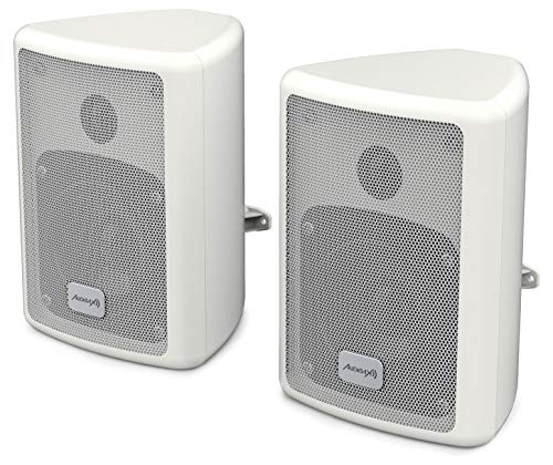 Coluna Monitor AUDIBAX Pr-41W Branco (2 Unidades) Audibax - Alto-falantes - branco, 2 unidades