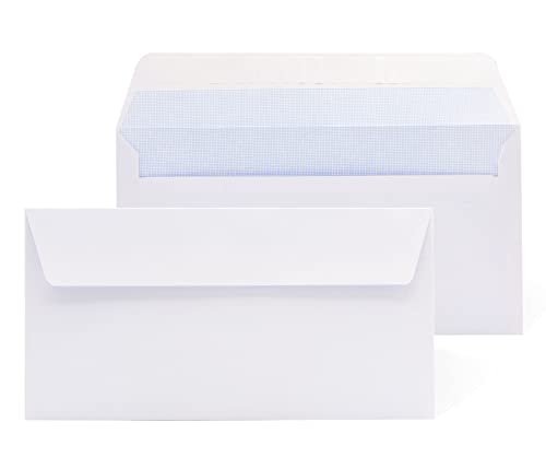Micas OFITURIA 1000 Brancos Americano Sem Janela OFITURIA - Suprimentos de envio - branco, sem janela, adesivo, confidencial