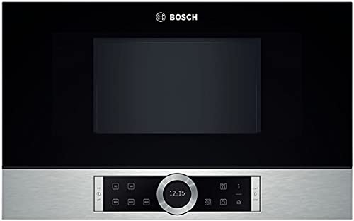 Micro-ondas BOSCH BFR634GS1 (21 L - Com Grill - Inox) Bosch - Fornos de microondas - 21 L, grill, inox, 900W, 5 níveis