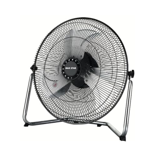 Ventoinha de Chão MAX. STRA. MS-18 (3 velocidades - 80 W - Diâmetro: 45 cm) Max star - Ventiladores - 3 velocidades, 80 W, diâmetro 45 cm