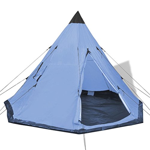 Tenda vidaXL para 4 Pessoas Amarelo (Cama e Leito) vidaXL - Barracas - vidaxl, 4 pessoas, amarelo