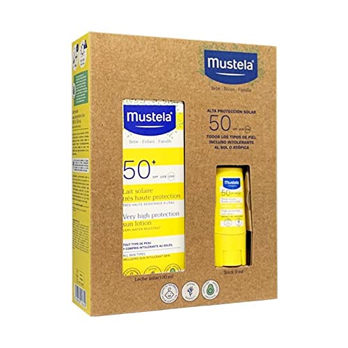 Leite Solar MUSTELA Leche Solar F50 Stick (100 ml) MUSTELA PACK SOLAR:LECHE SOLAR F50+STICK - Banho e corpo - leite solar, 100 ml