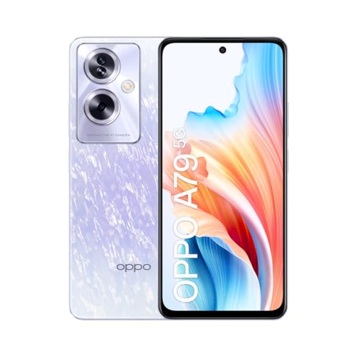 Smartphone OPPO A79 5G (6.7'' - 8 GB - 256 GB - Roxo) Oppo - Telemóveis - 6.7 polegadas, 8 gb, 256 GB, wi-fi, bluetooth 5.0