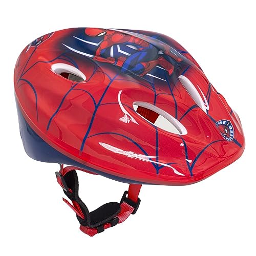 Capacete DISNEY Spiderman (Tam: 52-56 cm) SevenPolska - Proteção para cabeça de rúgbi - Spiderman, 52-56 cm, tampa removível, correira ajustável
