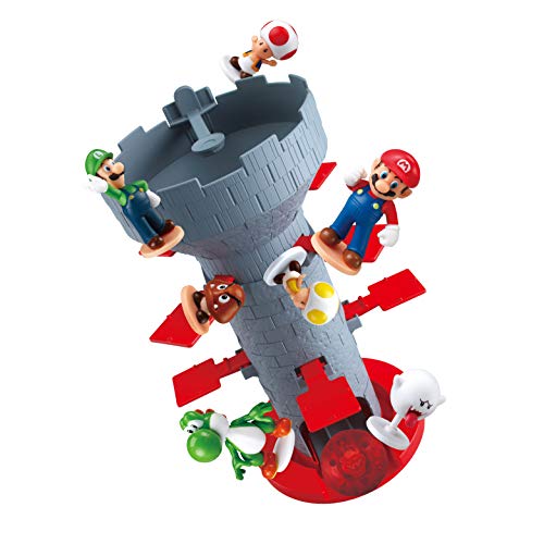 Super Mario Blow Up! Shaky Tower - Epoch EPOCH - Brinquedos - super mario, blow up, shaky tower, epoch, habilidade, colecionável