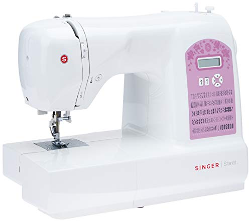 Máquina de Costura Singer Starlet 6699 | Vermelho, Branco Singer - Máquinas de trabalho de tecidos - máquina de costura, singer, starlet 6699, vermelho, branco
