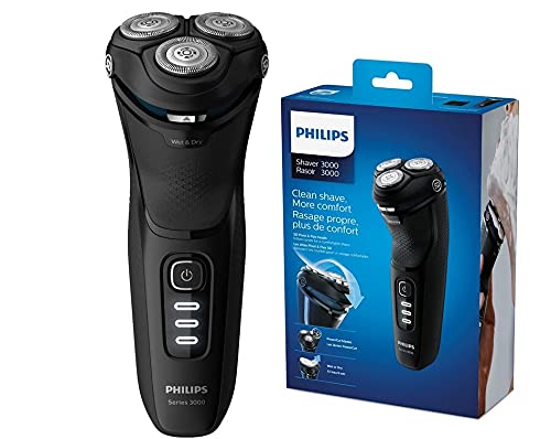 Máquina de Barbear PHILIPS S3233/52 (Autonomia 60 min) Philips - Barbear e cabelo - autonomia 60 min, powercut system, 27 lâminas, suave