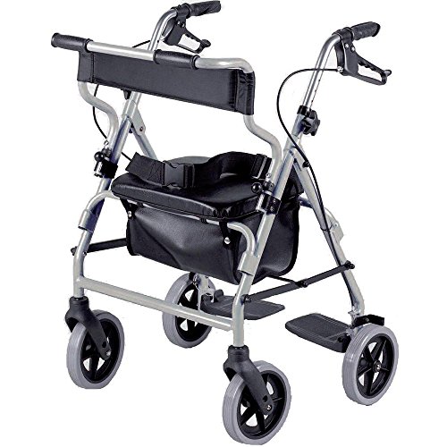 Cadeira de Rodas para Idosos NRS HEALTHCARE M58203 | Preto (Cadeiras) NRS Healthcare - Andarilhos - rodas, idosos, preto