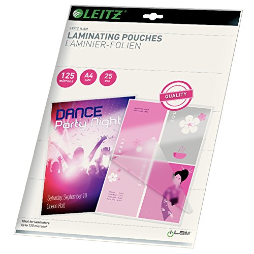 Caixa de Arquivo LEITZ Eva (A4 - Transparente) Leitz - Filme de laminação, pochetes e folhas - a4, transparente, eva, 5 kg