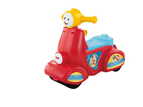 Mota FISHER PRICE Ride 'n Learn (Idade Mínima Recomendada: 6 meses) Fisher-Price - Veículos de empurrar e pedalar - 6 meses, capacidades motoras, três níveis, fácil de usar