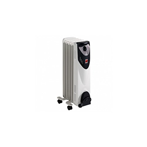 Aquecedor Termoventilador FM RADIADOR RW-10 (1000 W) FM - Aquecedores portáteis - 1000 W, termostato ajustável, branco/prego