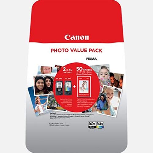 Tinteiro CANON PGI-560XL/C/M Photo Blue C/M Photo Cyan Canon - Cartuchos de toner e jato de tinta - ciano, magenta, photo magenta, preto